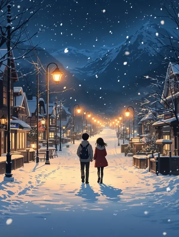 雪国之夜