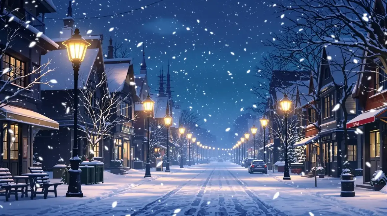 雪国之夜
