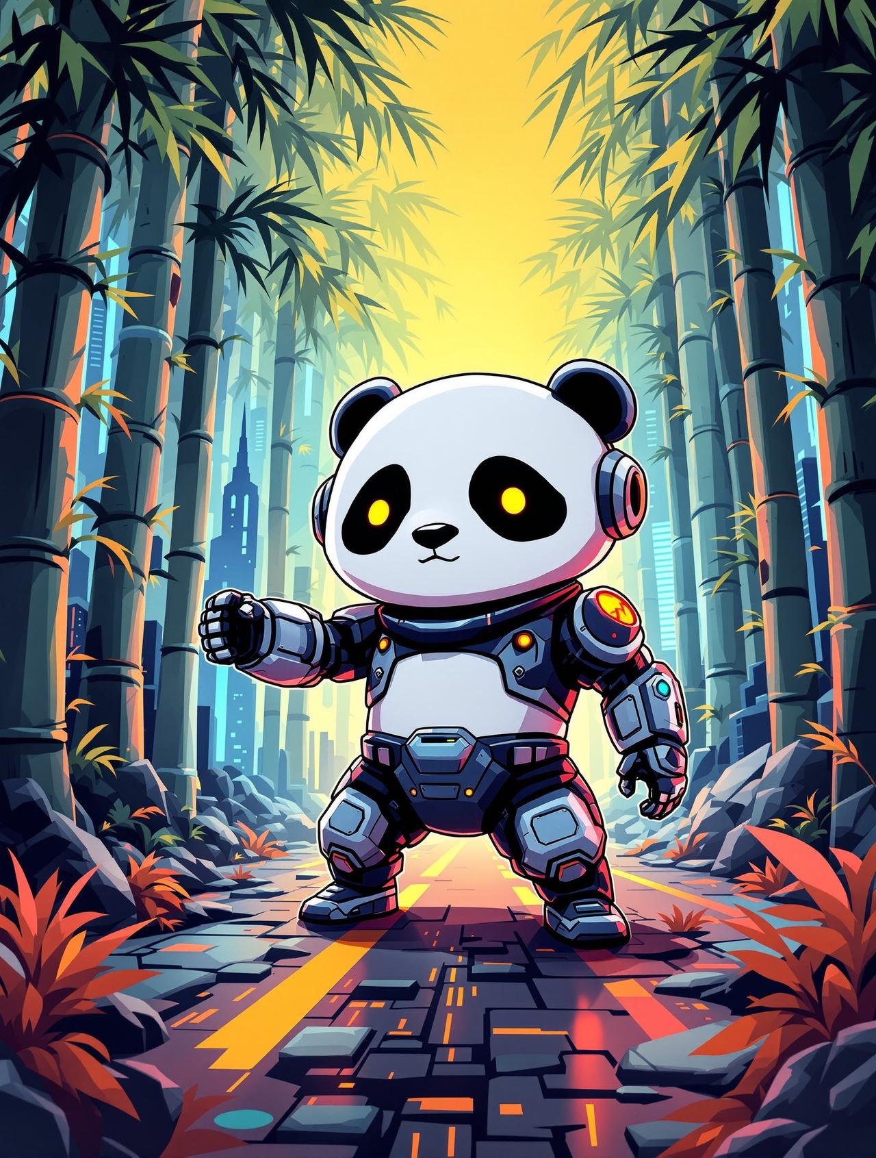 赛博熊猫 - 南瓜影院动漫生产线 · 排行第7名 赛博熊猫 - Cyber Panda - 南瓜影院动漫生产线